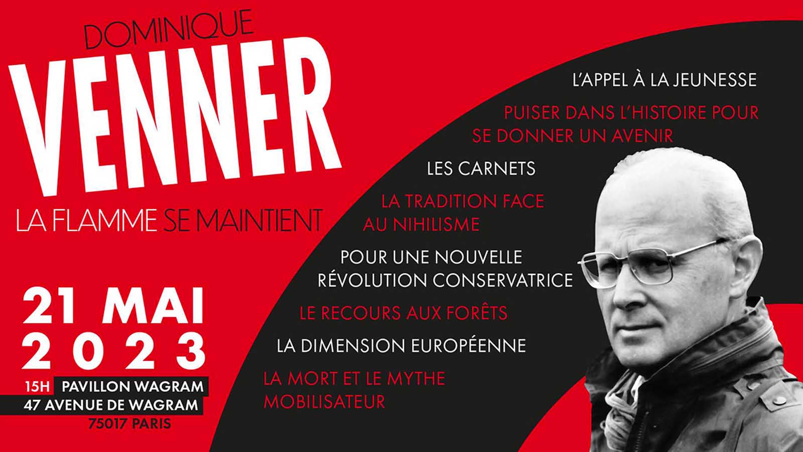 21 mai 2023, journée-hommage à Dominique Venner