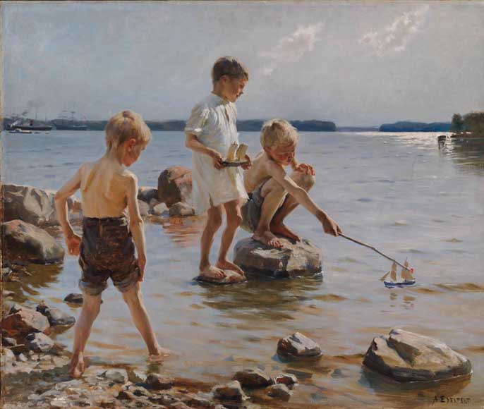 Albert Edelfelt, Lumières de Finlande