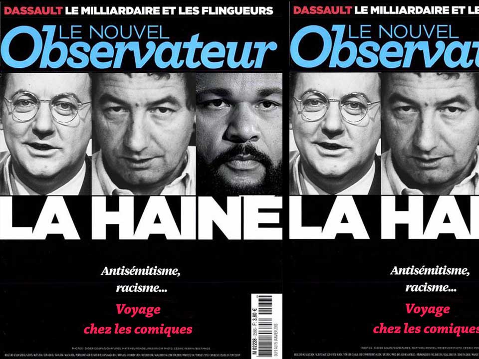 Coluche fasciste, Desproges antisémite et Dieudonné…