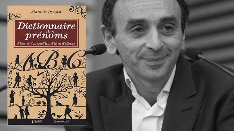 De quoi Éric Zemmour est-il le prénom ?