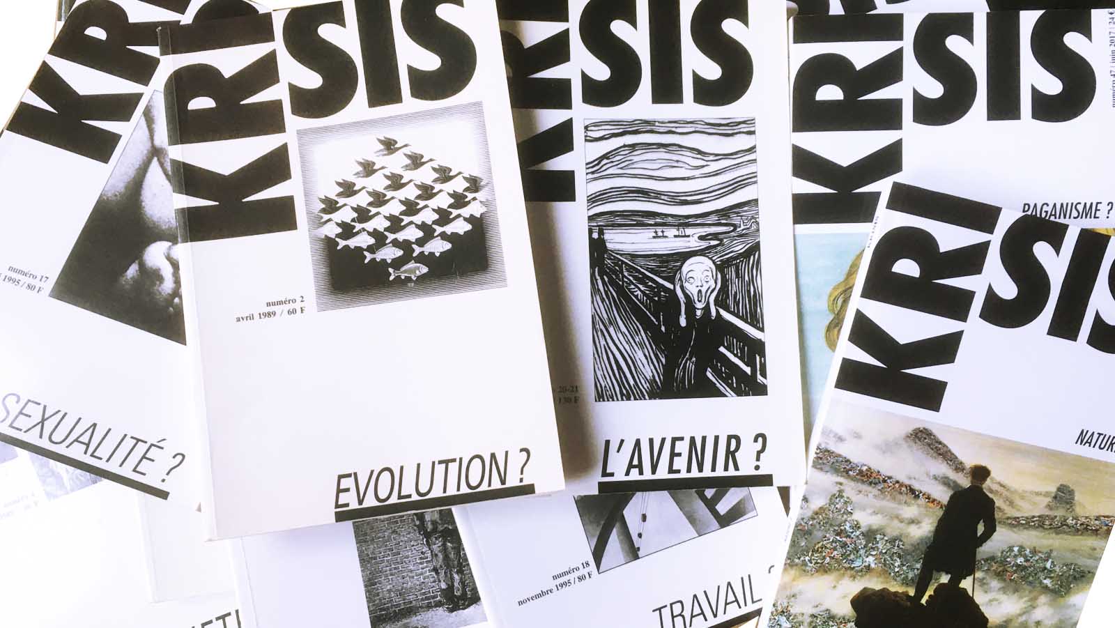 <i>Krisis</i>, la revue d’Alain de Benoist désormais disponible en version numérique