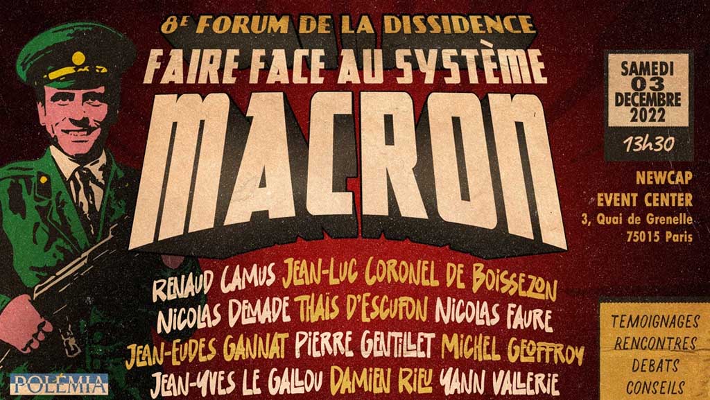 Jean-Yves Le Gallou : le Forum de la dissidence contre Macron