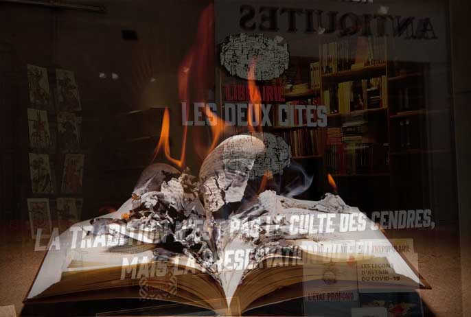 Les gauchistes attaquent la librairie Les Deux Cités à Nancy. Où sont les défenseurs des libertés ?