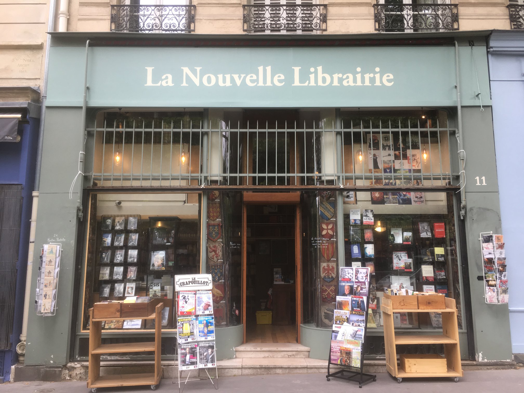 Réouverture de la Nouvelle Librairie mardi 12 mai à 13 heures