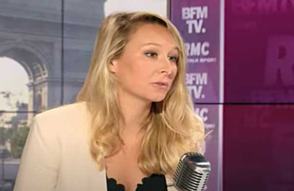 Sur BFM TV, Marion Maréchal évoque les porte-conteneurs, bras armés de la mondialisation