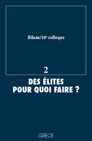 Des élites pour quoi faire ? - PDF
