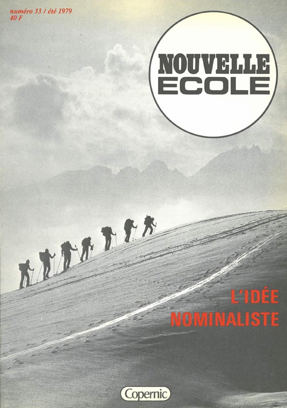 L'idée nominaliste