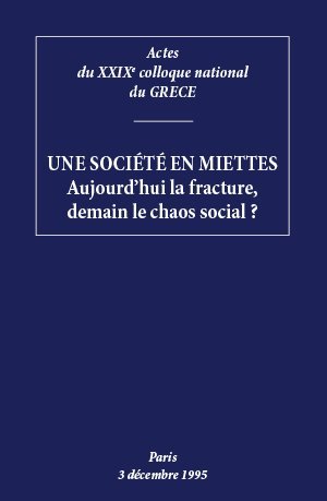 Une société en miettes  - PDF